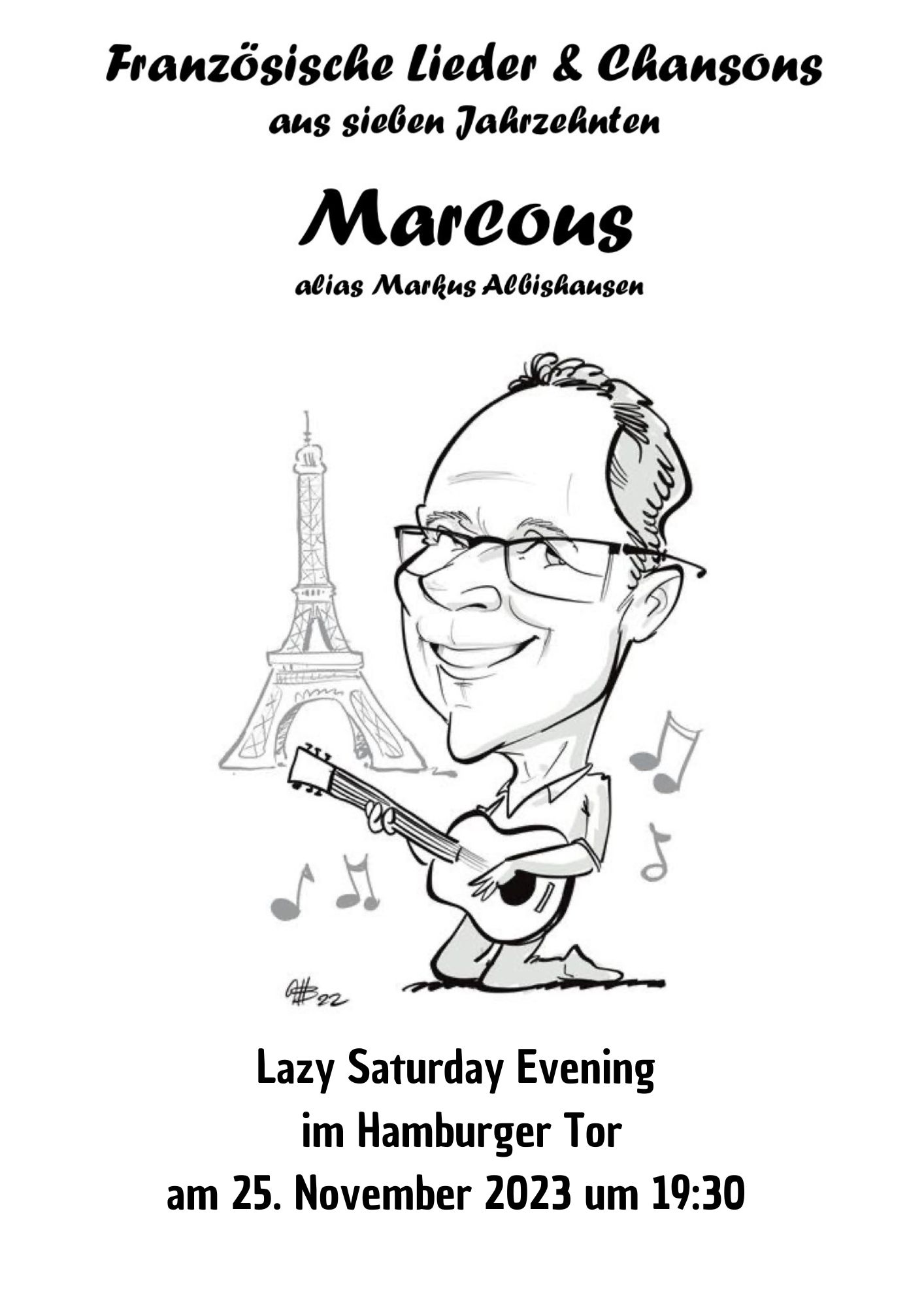 Lazy Saturday Evening mit französischen Chansons